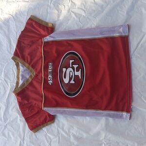 Double Side 49ers SF Short Sleeve Jersey Kids Size 8